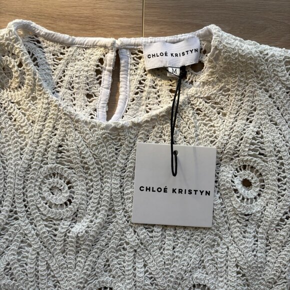 Chloe Kristyn Alexis Long Sleeve Crochet Top - Picture 4 of 4